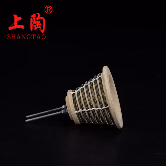 Calentador de bobina de cerámica de cordierita con elemento calefactor eléctrico de alta temperatura Shanghai Gongtao 2022