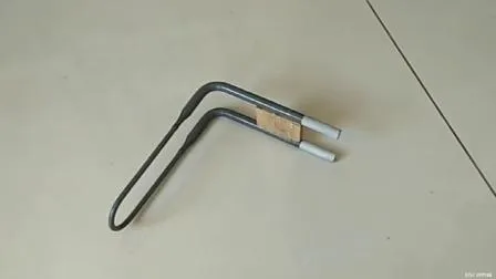 tipo elementos de calefacción eléctricos Mosi2 del horno de laboratorio de 1700c 1800c U