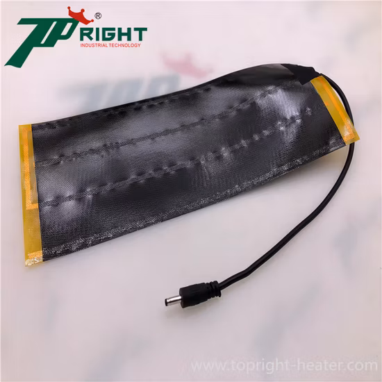 Calentador de banda de poliimida eléctrico flexible de 3W 12V 74*56*mm